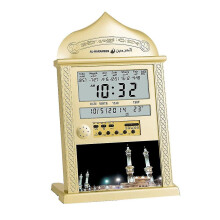 Azan Mosque Prayer Clock Islamic Mosque Azan Calendar Muslim Prayer Wall Clock Alarm Ramadan Home D