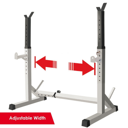 Barbell Squat Rack 250KG Weight Capacity Adjustable Height 1