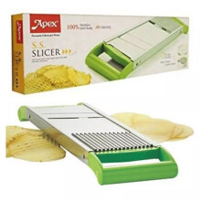 Mandolin 2in1 Slicer Crinkle Chips Cutter Wave Fruit Vegetable Veg