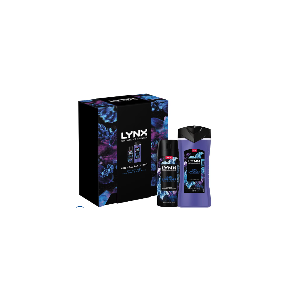 Lynx Fine Fragrance Blue Lavender Duo Gift Set