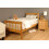 Comfy Living (3ft Single, Caramel) Comfy Living 'Talsi' Wooden Bed Frame 1