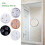 (White) Makeup Mirror 20x Magnifying Mirror With 3 Suction Cups Cosmetics Tools 1pcs 6