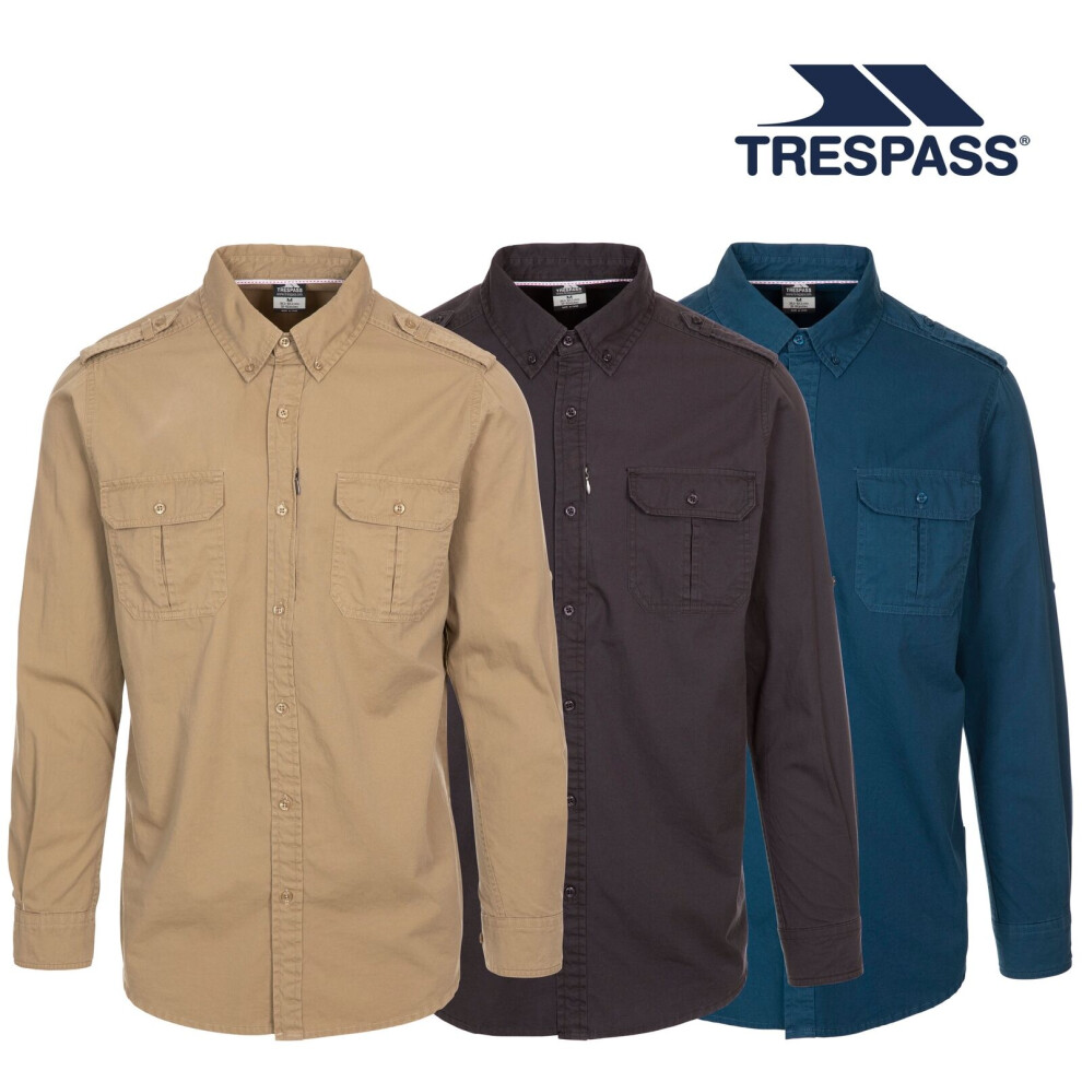 Trespass Mens Shirt Long Sleeve Ballardean