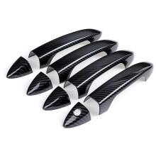 Neue 8-teiliges Set Türgriffabdeckungen aus Carbon Schwarz für Honda Accord 9. Generation 2013–2017