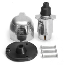 Nuovo kit di connettori a spina e presa metallica 12N a 7 pin per rimorchio caravan.
