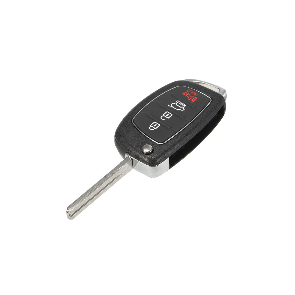4 Button Folding Flip Remote Key Shell Case Fob+Bladeffor Hyundai Ix45 Santa Fe 840022182878