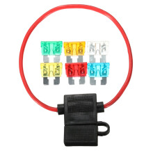 Neuer 12 V Auto Inline Standard-Sicherungshalter wasserdicht mit 5A 10A 15A 20A 25A 30A Sicherungen