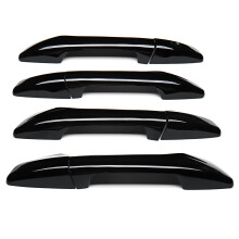 Neue 8-teiliges glänzend schwarze Türgriffabdeckungen für Honda Accord 2008 2009 2010 2011