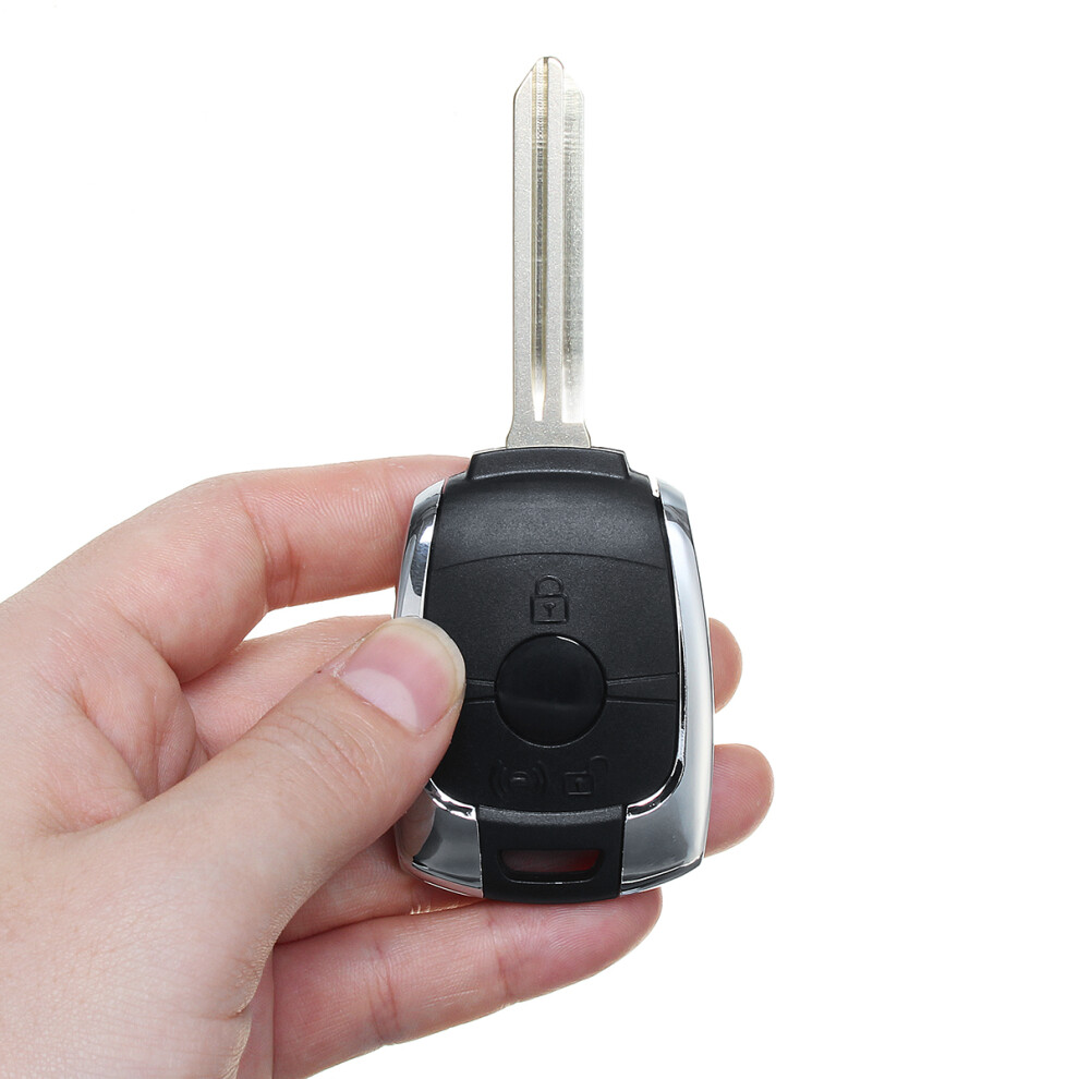 2 Button Fob Remote Key Case Shell Cover For Ssangyong Actyon Kyron Rexton Black 840022131036