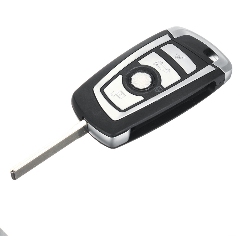 4 Buttons 315Mhz Remote Flip Key With Id46 Chip Cas2 System For Bmw E39 E46 E83 E38 E83 Black 3796737021599