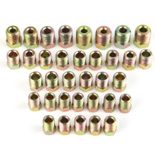 Neues 35-teiliges Bremsleitungsrohranschluss-Kit mit Schrauben für umgekehrte Konen 3/16'' und 1/4'' Zink