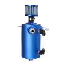 Nieuwe 0,5L olieopvangtank kan reservoir ademhalingsfilter blauw aluminium voor autoracen motor