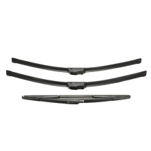 Neue 3 Stück Front- und Heck-Seiten-Windschutzscheibenwischerblätter für Peugeot 206 98–10