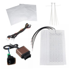 480x280mm 4 Pads 2 Seats Universal Carbon Fiber Heated Seat Cover Heater Pads