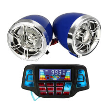 Nuovo schermo LCD per moto altoparlanti MP3 audio manubrio USB SD FM con funzione bluetooth