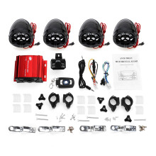 Uusi 4 kaiuttimen vahvistinjärjestelmä kaukosäätimellä audio Bluetooth-toiminnolla ATV-moottoripyörälle
