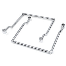 Motorrad - Seitentaschen Gepäckträger Halterung Universal für Harley/Honda/Yamaha/Suzuki/Kawasaki