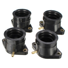 Nuovo adattatore in gomma per tubo di interfaccia del carburatore per moto 4 pezzi per Yamaha XJR400