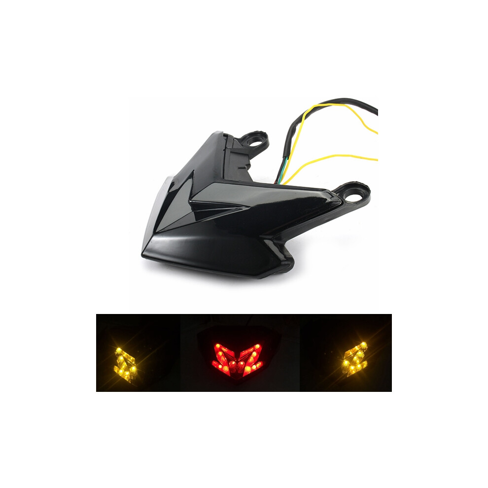 New 12V Motorcycle Taillight With Turn Signal For Kawasaki Z800 Z125 762179072218