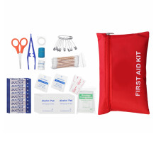 Nuovo kit di pronto soccorso SOS da 13 pezzi per emergenze  campeggio e sopravvivenza  con pad in alcool.