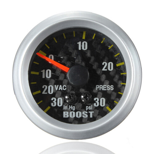 Nieuwe Koolstofvezel Face Mechanische Boost VacuüMmeter Autometer 2" 1
