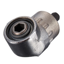 Novo Soquete de Chave de Fenda Hexagonal de 6mm com ngulo de 105 graus e Suporte para Broca Prata