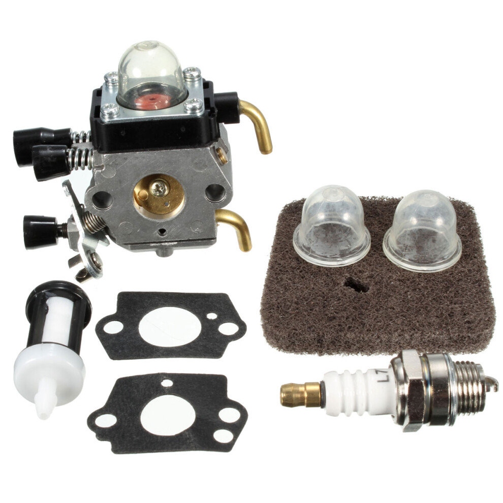 New Carburetor Carb Spark Air Filter Gasket Bulb For Stihl Trimmer Fs45 Fs46 Fs46c Zama 762179059592