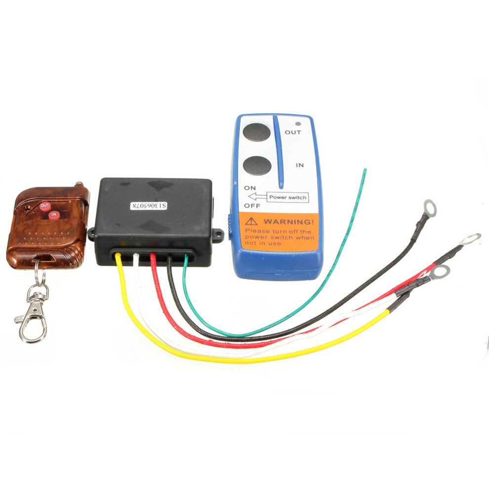 New 12V 75Ft Winch Wireless Remote Key Fob Keychain Controller Kits For Tuff Stuff 762179064565