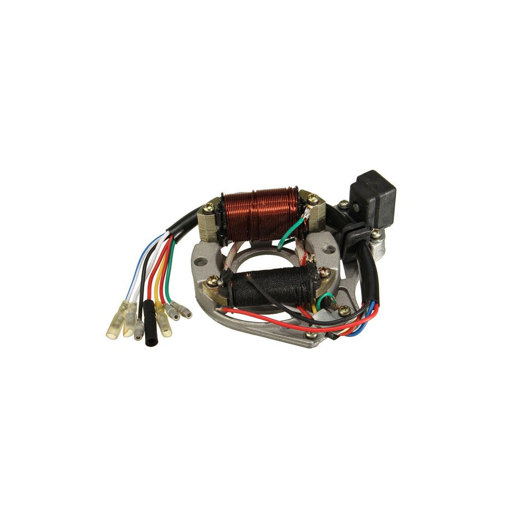 New 50Cc 110Cc 125Cc 2 Coil Atv Quad Stator Ignition Coil Magneto Plate Chinese 762179064015