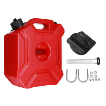 Novo Depósito de Combustível Portátil de 5L com Suporte e Fecho para ATV UTV Motocicleta Carro e Gokart