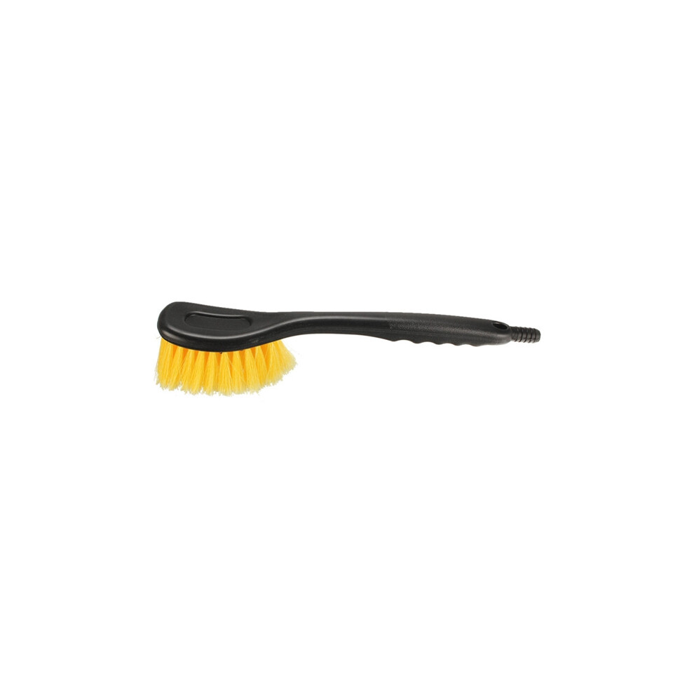 Cleaning Tool Wheel Spoke Rim Water Brush Cleaner For Motor Bike Truck Car Black/Yellow 762179031604