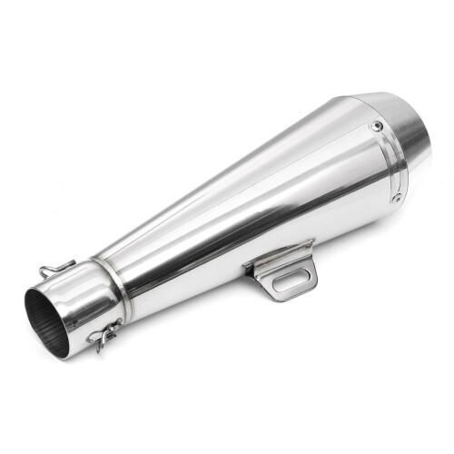 51mm Universal Motorcycle Exhaust Pipe Escape Exhaust REMUS Canister Tail PIPE Laser LOGO For RC390 F850GS MT09 CFmoto 450sr Adv160 Zx-25r Zx6r 390 Duke Rc200 ADV350 ADV160 ZX-4RR ZX4RR FZ16 Etc