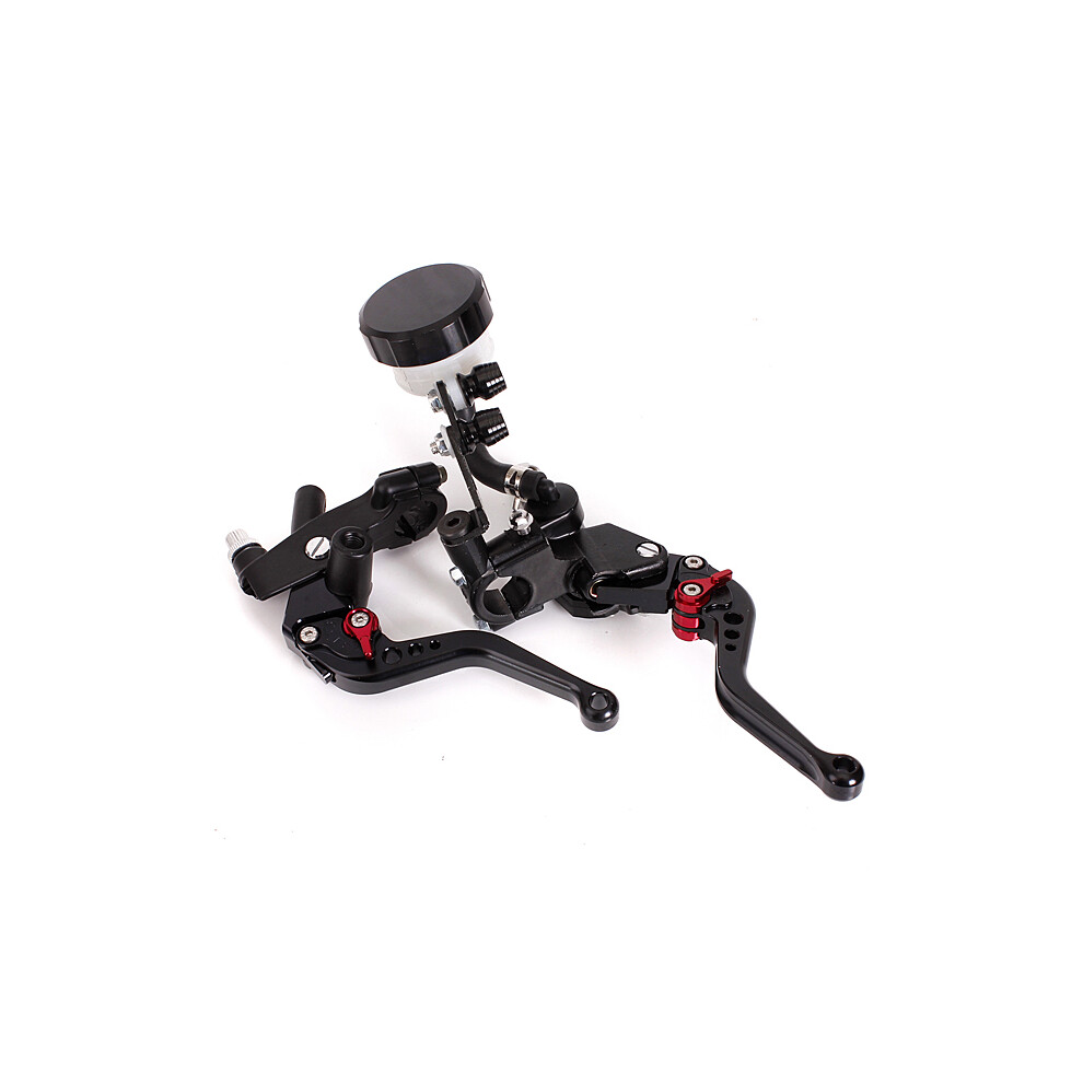 New 1Pair Cnc Universal 7/8 Motorcycle Brake Clutch Lever Master Cylinder 762179091462