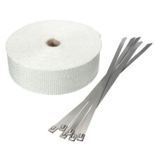 Nueva protección de aislamiento para tubo de colector de escape de 15mx5cmx2 mm envoltura térmica escudo aislamiento turbo