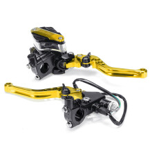 Nieuwe Universele 22 mm Motorfiets Verstelbare Rem Koppeling Hefboom Hoofdcylinder