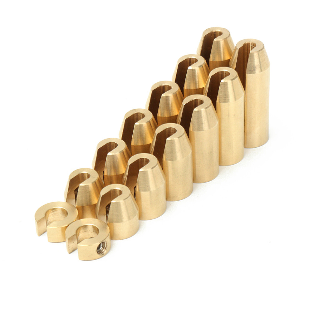 14 StüCk Motorrad Wiederverwendbare Messing Speichenbalancegewichte NachfüLlsets-image