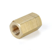Neue 5 Stück umgekehrte Flare Messing Bremsleitungsverbindung für 3/16'' Rohr 3/8''-24 Gewinde