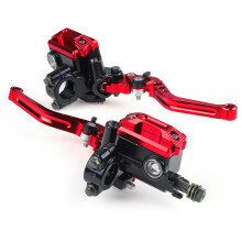 Nieuwe 22 Cm 7/8 Inch Motorfiets Stuur Master Cylinder Hendels Hand Hydraulische Rempomp Koppeling