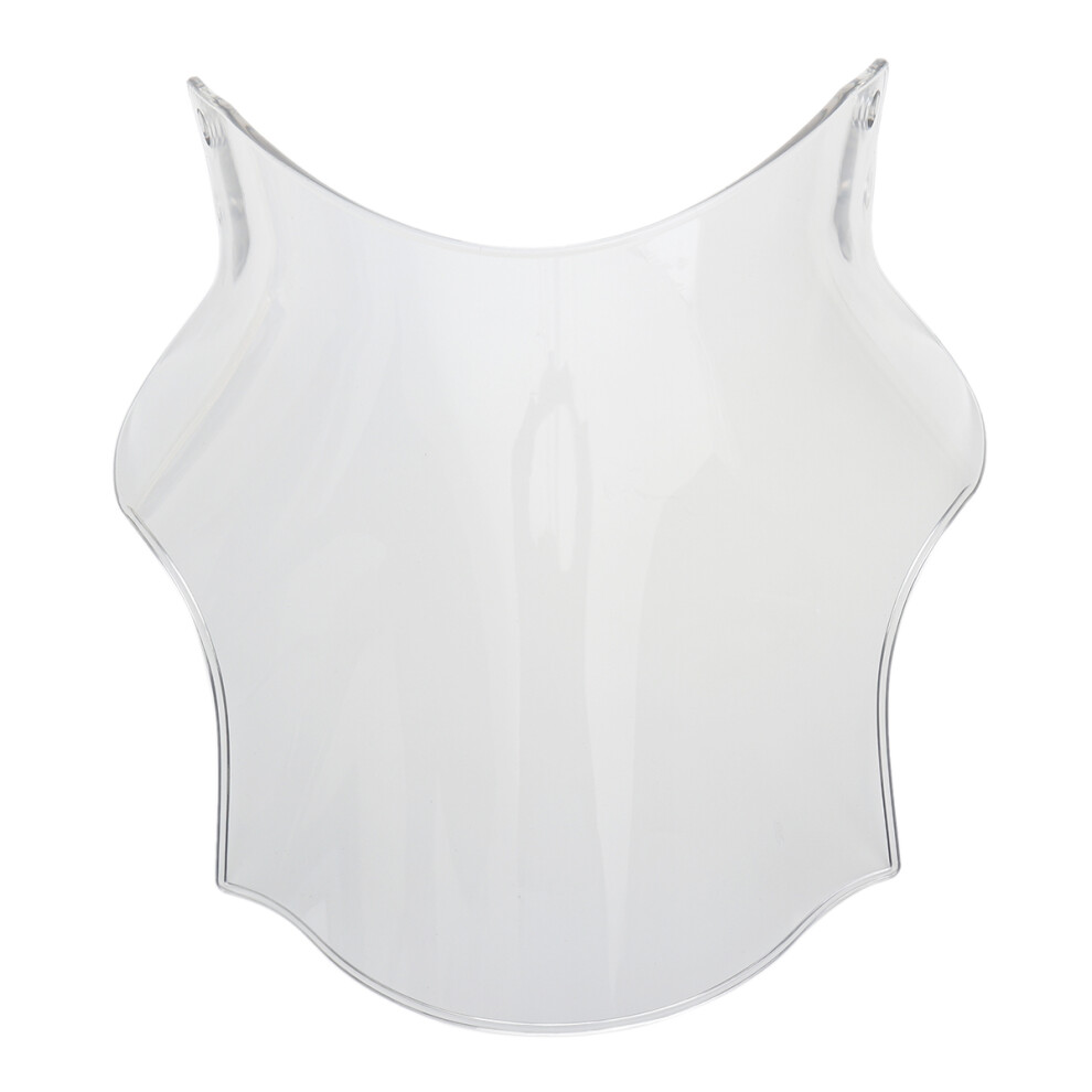 New Universal Motorcycle Plastic Screen Windshield For Honda Yamaha Kawasaki Suzuki 762179083412