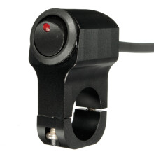 Nieuwe 12V 10A Motorfiets Handvat Grip Lichtschakelaar Aan/Uit Aluminium Legering met Indicator