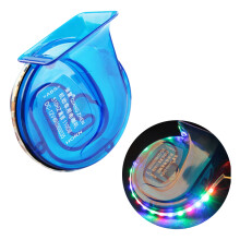 Nieuwe 115DB 12V Super Luide Regenboogkleur LED Lichtlamp Gloeiende Slakkenhoorn Waterdicht Hoge Bas Aangepaste Motorfiets Auto