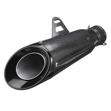 Nuovo sistema di scarico per moto con silenziatore tubo colore carbonio slip universale 38-51mm