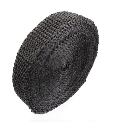 2.5cm X 4.5m Black Exhaust Manifold Header Down Pipe Heat Wrap 2