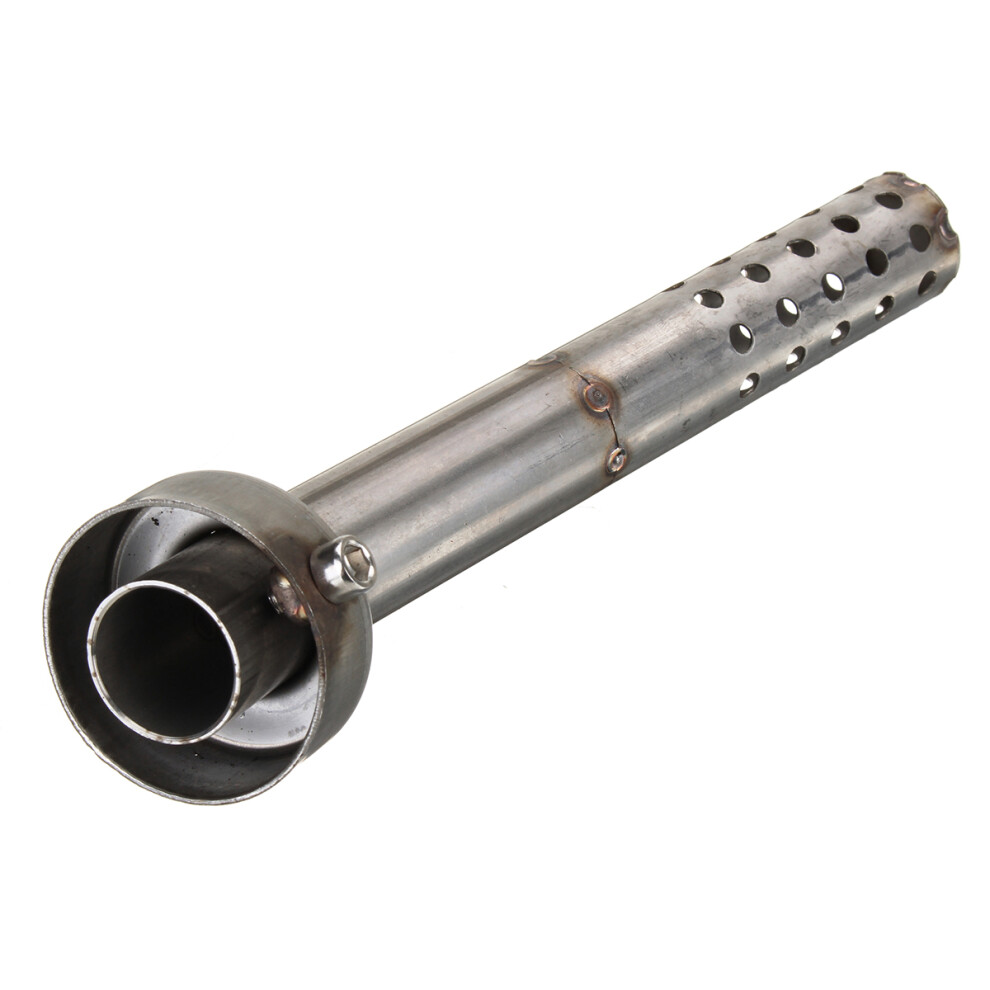 48Mm Motorcycle Exhaust Muffler Angled Silencer Can Insert Baffle 195Mm Length 762179034230