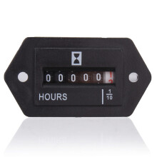 Nieuwe 6-80V DC Urenmeter Laag Energieverbruik Bezel Stevig Duurzaam