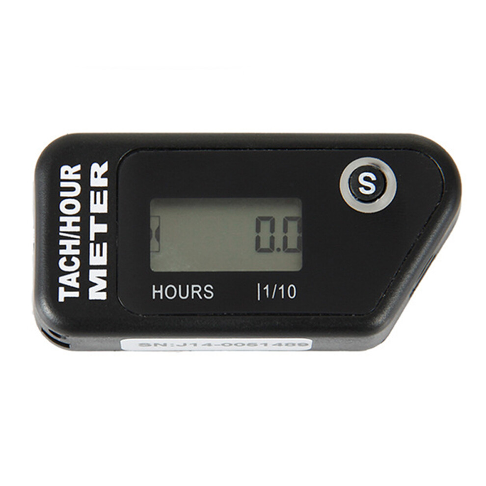 New Waterproof Lcd Digital Display Resettable Hour Meter Counter Gasoline Engine Timer For Motorcycle Atv Moto Lawn Mower 762179062660