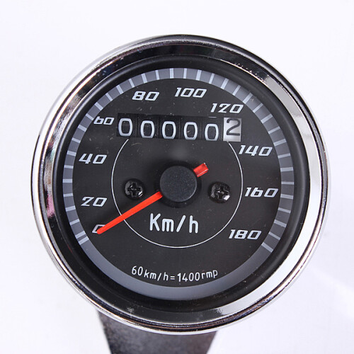 12V Universal Motorcycle Odometer Speedometer Gauge 2