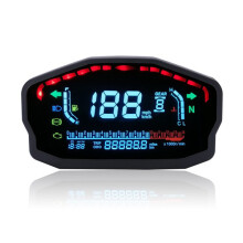 Nieuwe 12V 14000RPM Motorfiets Digitale LCD Snelheidsmeter Odometer Watertemperatuur Oliedrukmeter 2/4 Cilinders Waterdicht