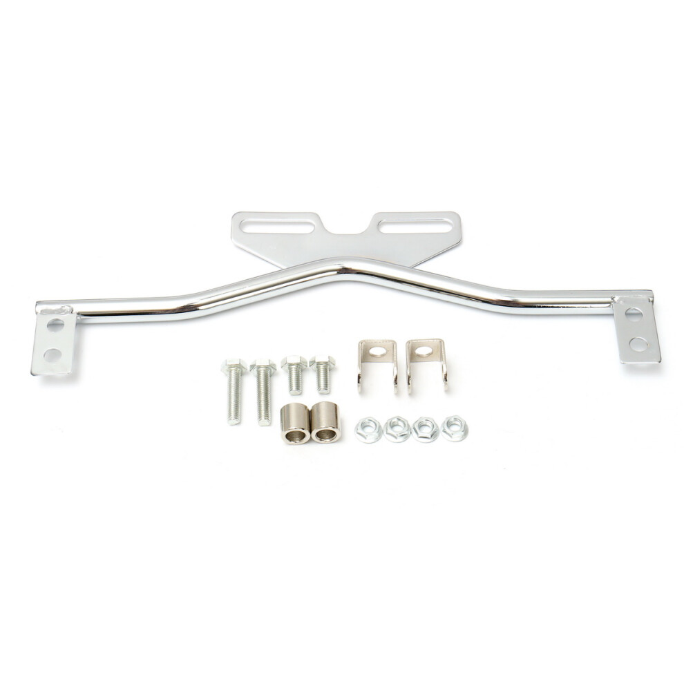 New Chrome Motorcycle Bar Passing Mount Clamp For Spot Fog Turn Signal Light 762179075561