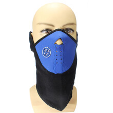 Nuova maschera per il collo e il viso da motociclista  ciclismo  sci e snowboard di colore blu.